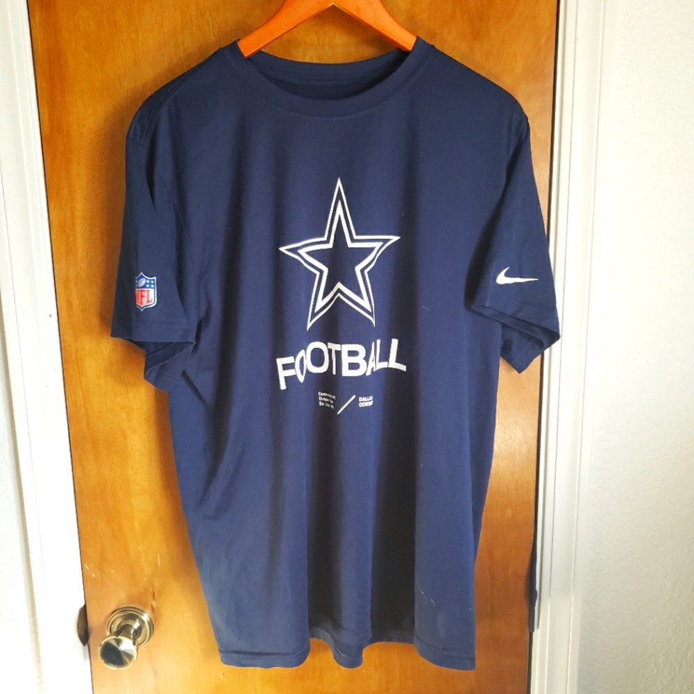 Nike dri fit Onfield apparel NFL Dallas Cowboys shirt